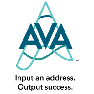 AVA logo with Tagline Input an Address Output Success