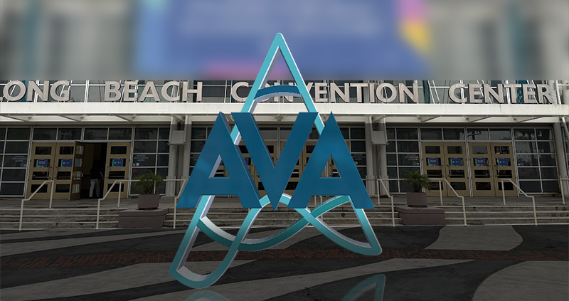 AVA Logo Outside California Association of Realtors REimagine! Expo at Long Beach Convention Center